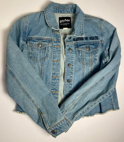 Harry Potter Deathly Hollows Denim Jacket- Women S