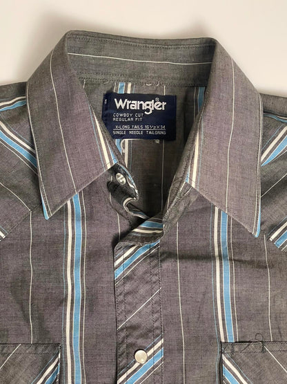 Vintage Wrangler Cowboy Cut Shirt- Men 16 1/2x 34