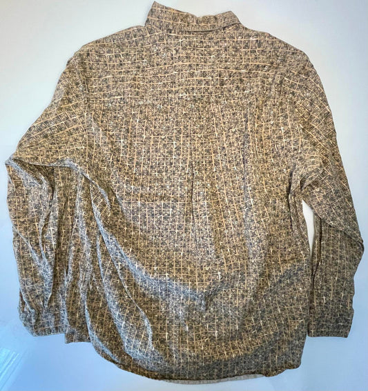 Woolrich Geometric Button Down- Men L