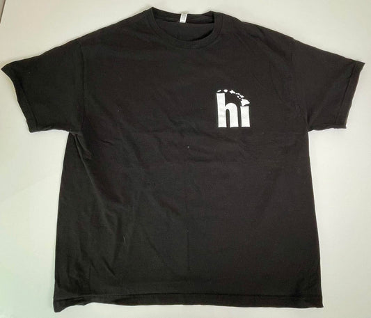 Hawaii Honu Black Tee- Men XXL
