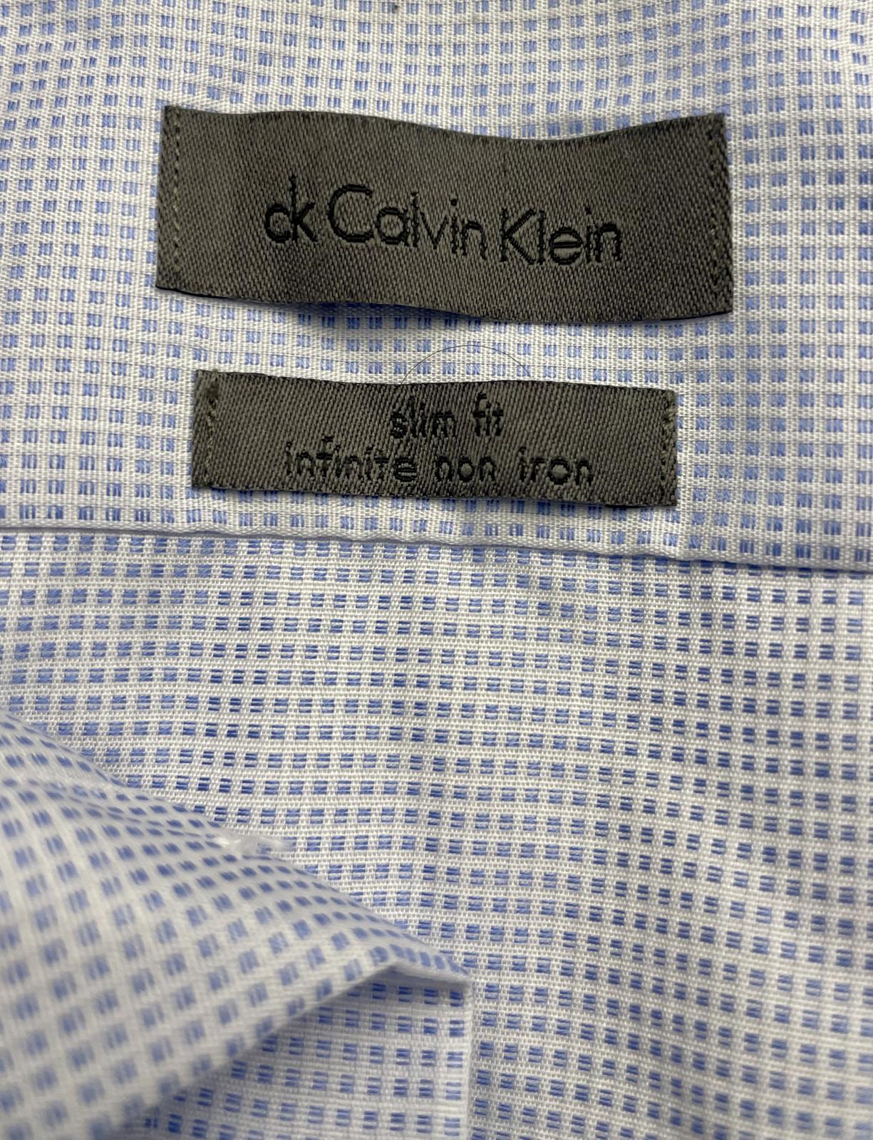 Calvin Klein Blue Dress Shirt- Men 18-34/35