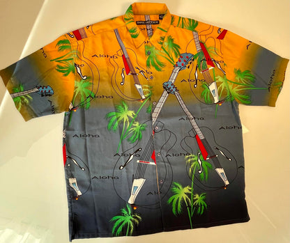 Box Office Island Hawaiian Shirt- Men XL