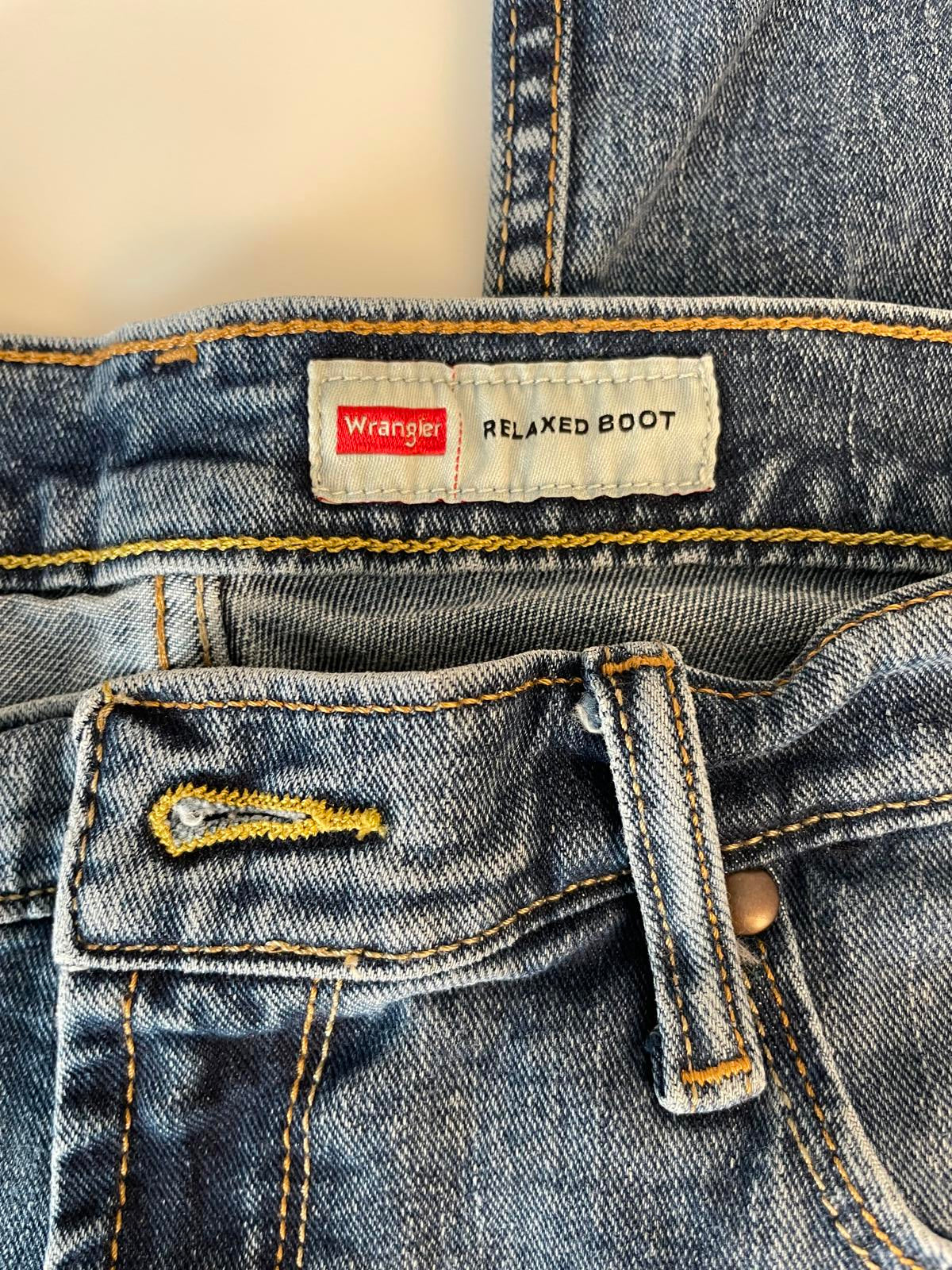 Wrangler Relaxed Boot Blue Jean - Men 32x30