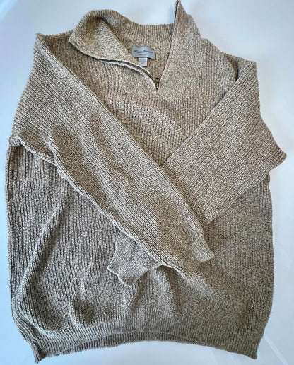 Eddie Bauer Quarter-zip Sweater- Men XL