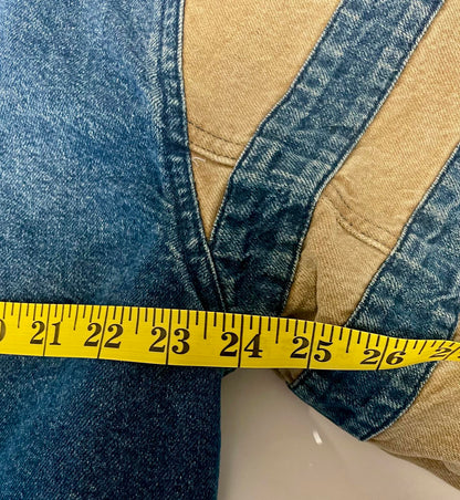 BDG Denim Letterman Jacket- Men S