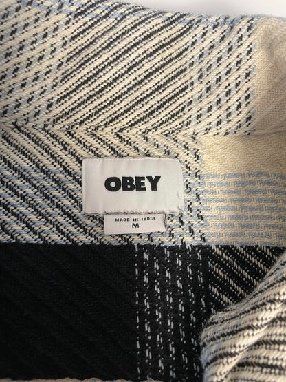 OBEY Bruce Woven Button Down- Men M