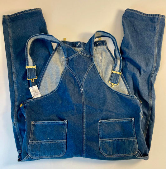 Carhartt Bib Denim Overalls- Men 38x32